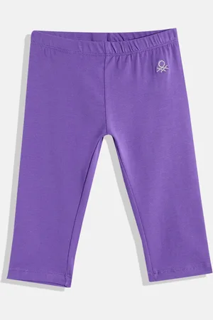 Benetton Girls Ankle Length Leggings
