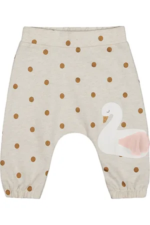 Mothercare Infant Girls Polka Dots Printed Cotton Joggers
