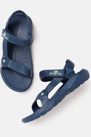 Woodland Men Brand Logo Print Sports Sandals