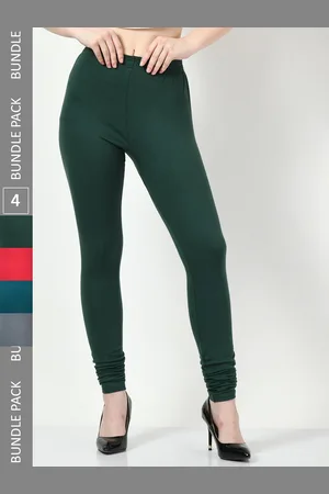 BAESD Women Pack Of 4 Slim-Fit Churidar-Length Leggings