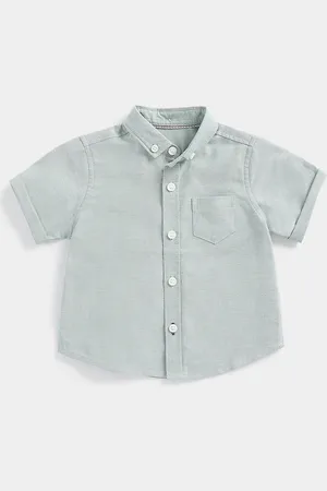 Mothercare Boys Button Down Collar Pure Cotton Casual Shirt
