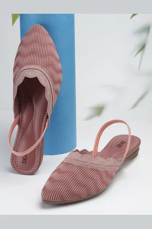 DEAS Textured Pointed Toe Mules