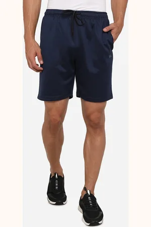 VS By Sehwag Men Navy Blue Solid Sports Shorts