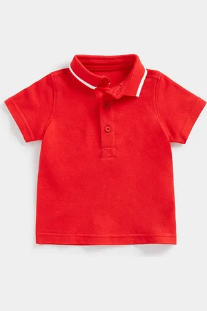 Mothercare Kids Polo Collar Pure Cotton T-shirt