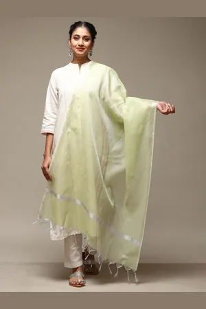 Biba Tasselled Striped Dupatta