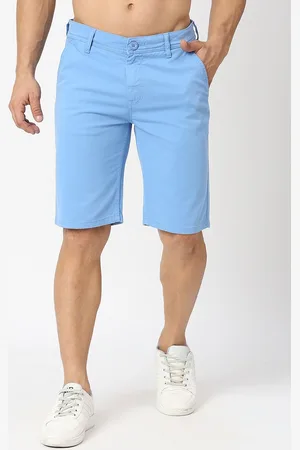 HERE&NOW Men Mid Rise Slim Fit Chinos Shorts