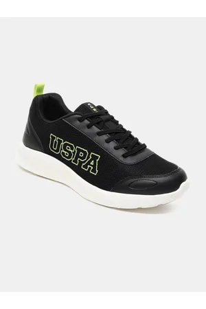 U.S. Polo Assn. Men Black Arill Walking Shoes