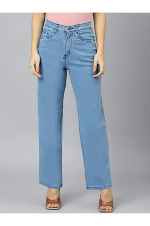 BAESD Women Flared High-Rise Stretchable Jeans