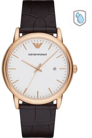 Emporio Armani Men White Analogue Watch AR2502