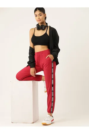 DressBerry Women Typography Printed Pure Cotton Joggers