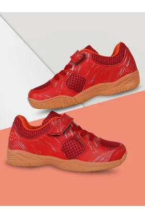 NIVIA Kids Appeal Red Badminton Shoes
