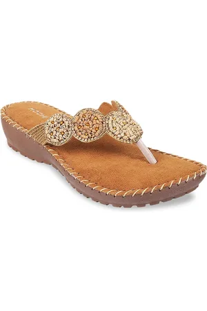 All Things Mochi Embellished Wedge Heels