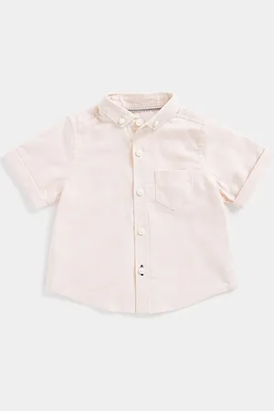 Mothercare Boys Button Down Collar Pure Cotton Casual Shirt