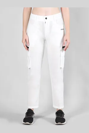CHKOKKO Mid-Rise Regular Fit Cargo Trousers