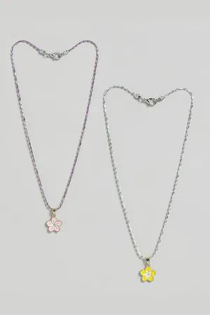 EL REGALO Girls Set Of 2 Necklace