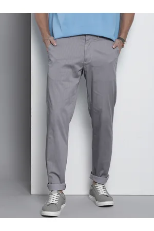 Tommy Hilfiger Men IM DENTON Printed HERRINGBONE Mid-Rise Regular Trousers