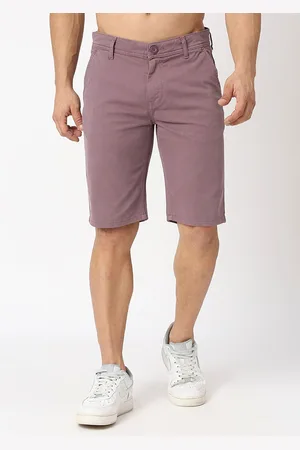 HERE&NOW Men Mid Rise Slim Fit Chino Shorts