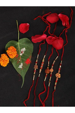 Anouk Set Of 5 Beaded Rakhi
