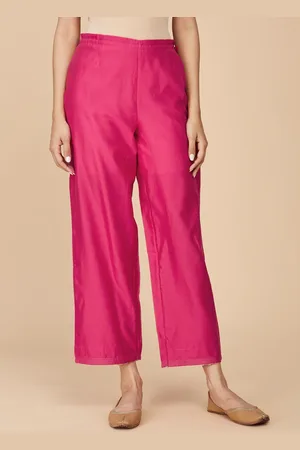 Fabindia Women Cotton Silk Cropped Trousers