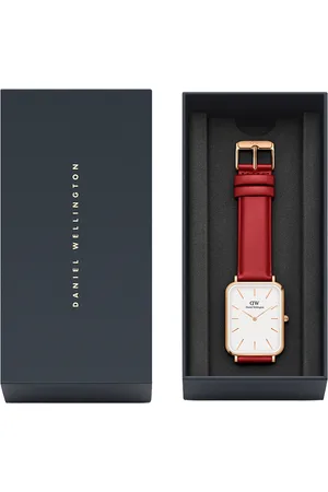 Daniel Wellington Quadro Women Dial White 36mm Leather Straps Analogue Watch- DW00100453