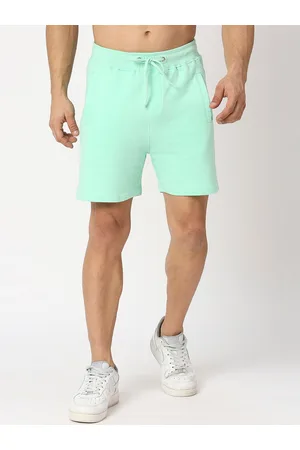 THE DAILY OUTFITS Men Mid Rise Pure Cotton Shorts