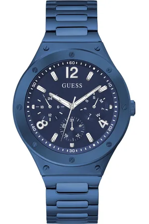 Guess Men Multi Function Stainless Steel Straps Bracelet Style Analogue Watch GW0454G4