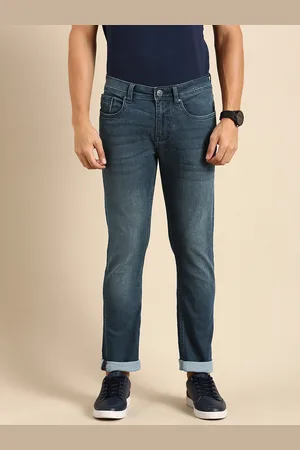 Being Human Men Straight Fit Light Fade Mid-Rise Stretchable Jeans