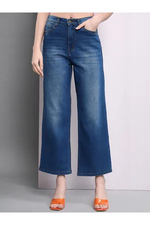 BAESD Women High-Rise Flared Light Fade Stretchable Jeans