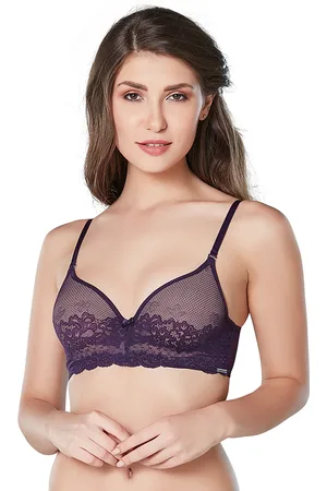 Buy Amante Padded Wired Floral Romance Lace Bra BRA10301 - Bra for