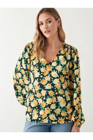 Dorothy Perkins Floral Print Puff Sleeves Top