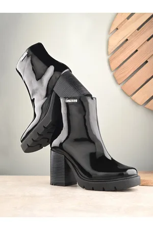 El Paso Women Platform-Heeled Mid-Top Regular Boots
