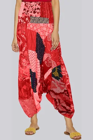Fressia Fabrics Women Printed Loose-Fit Pure Cotton Harem Pant