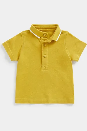 Mothercare Kids Polo Collar Pure Cotton T-shirt