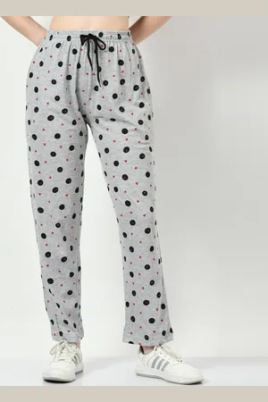 BAESD Women Printed Cotton Track Pants
