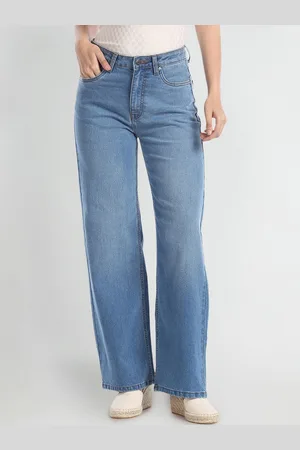 Ralph Lauren Wide Leg Mid-Rise Stretchable Jeans