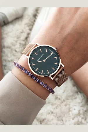 Joker & Witch Women Rose Gold Watch Gift Set
