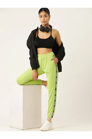 DressBerry Women Typography Printed Pure Cotton Joggers