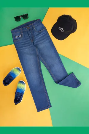 Pantaloons Boys Light Fade Clean Look Jeans