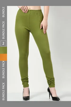 BAESD Women Pack Of 2 Churidar-Length Leggings