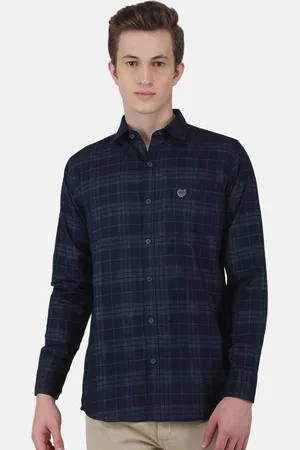 Duke Slim Fit Tartan Checked Casual Shirt