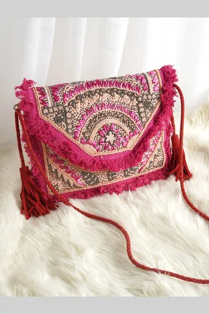 TEEJH Embroidered Purse
