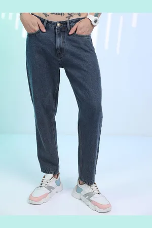Highlander Men Straight Fit Cropped Jeans