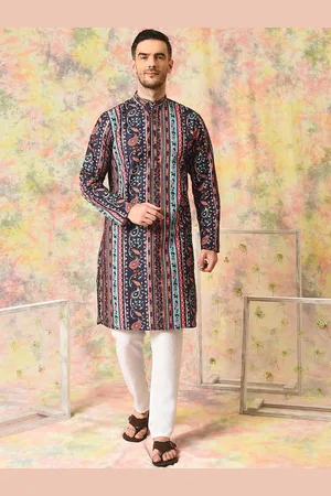 Hangup Ethnic Motifs Printed Regular Kurta With Pyjamas