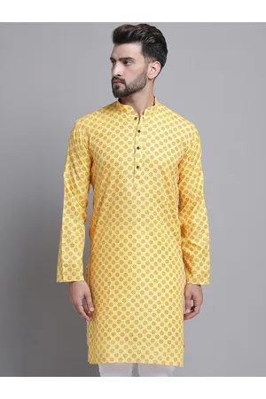 Armaan Ethnic Ethnic Motifs Printed Cotton Straight Kurta