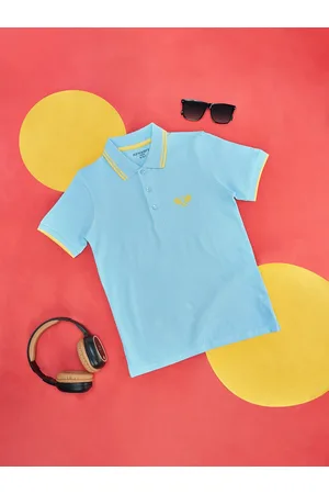 Pantaloons Boys Polo Collar Cotton T-shirt