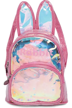 Kids On Board Girls Embellished Non-Padded Small Backpack