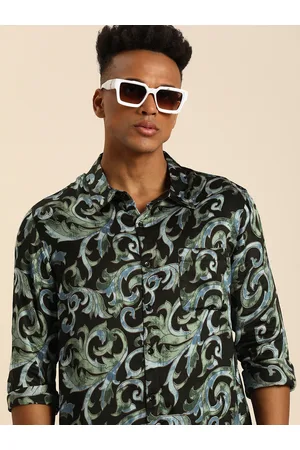 Sangria Men Relaxed Printed Opaque Casual Shirt
