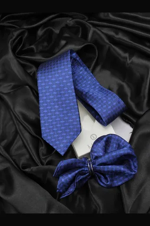 KOVOVE Men Blue Self Design Accessory Gift Set