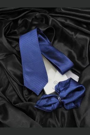 KOVOVE Men Blue The Energise Woven Design Accessory Gift Set