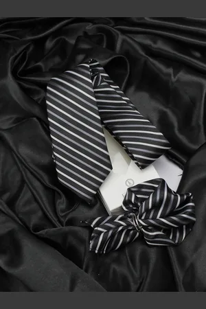 KOVOVE The Arrow Men Black & White Striped Accessory Gift Set